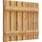 Ekena Millwork Spaced Board-n-Batten Shutters, Rough Sawn Western Red Cedar, 34 3/4W x 27H, PR RBS06S35X027RWR - alternate 4